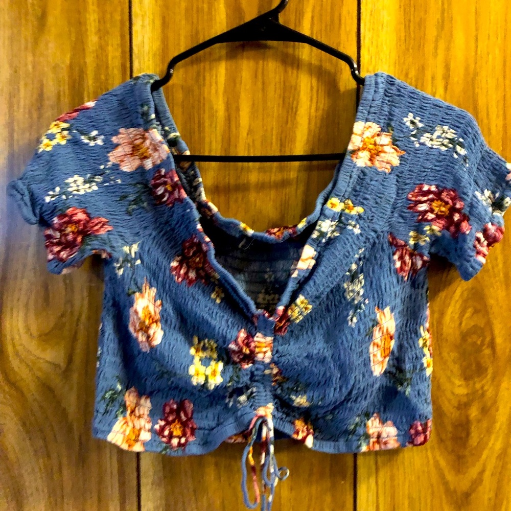 Stretch crop top